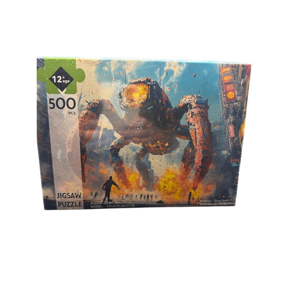 Jigsaw Puzzle Crab Game12+ Age, Gray Board-500 Piece, Supplier Code: 241